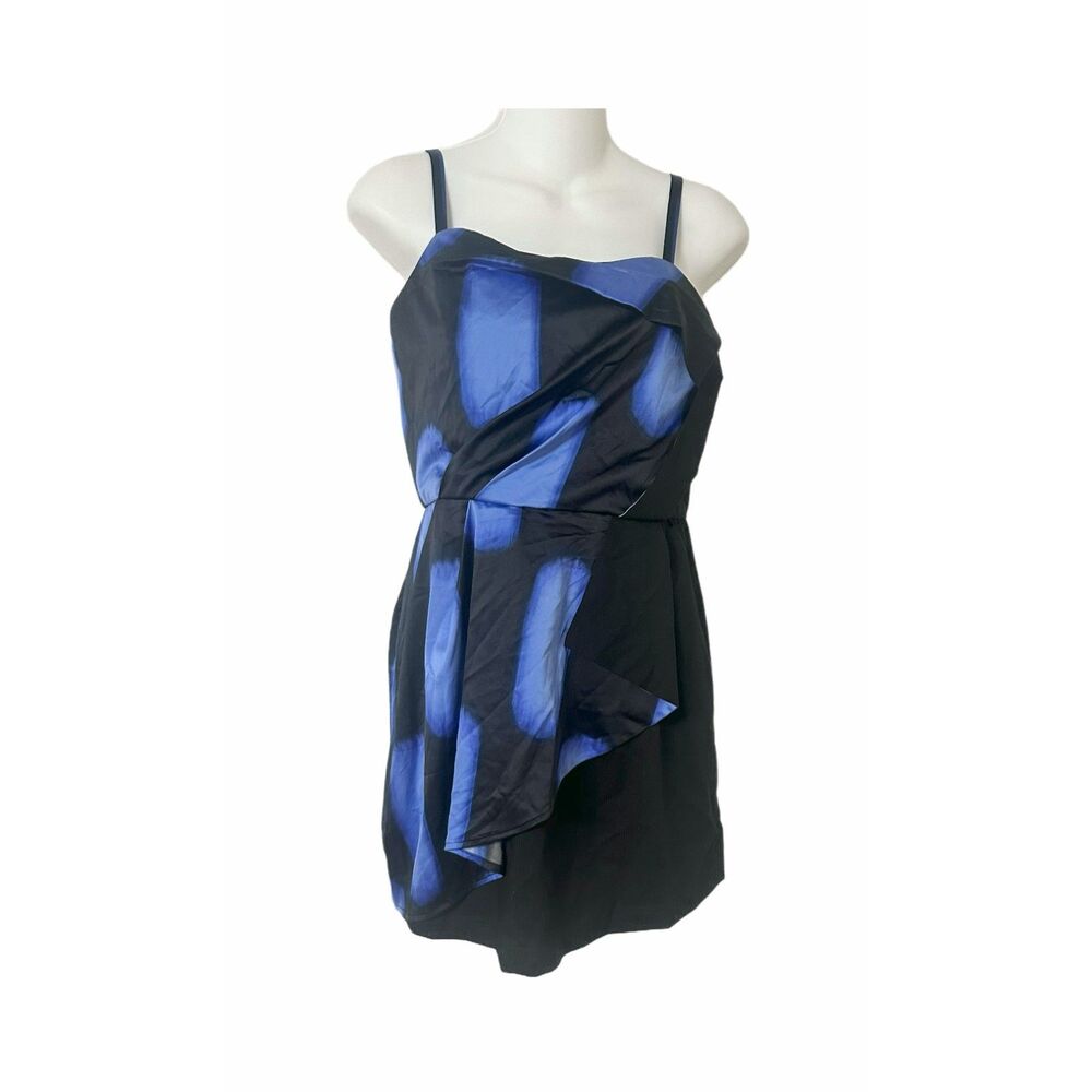 BCBGeneration Cocktail Dress – Black & Periwinkle – Size 6